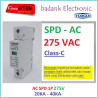 AC SPD 1P 275V 20-40KA Class C Pengaman Petir Surge Arrester AC